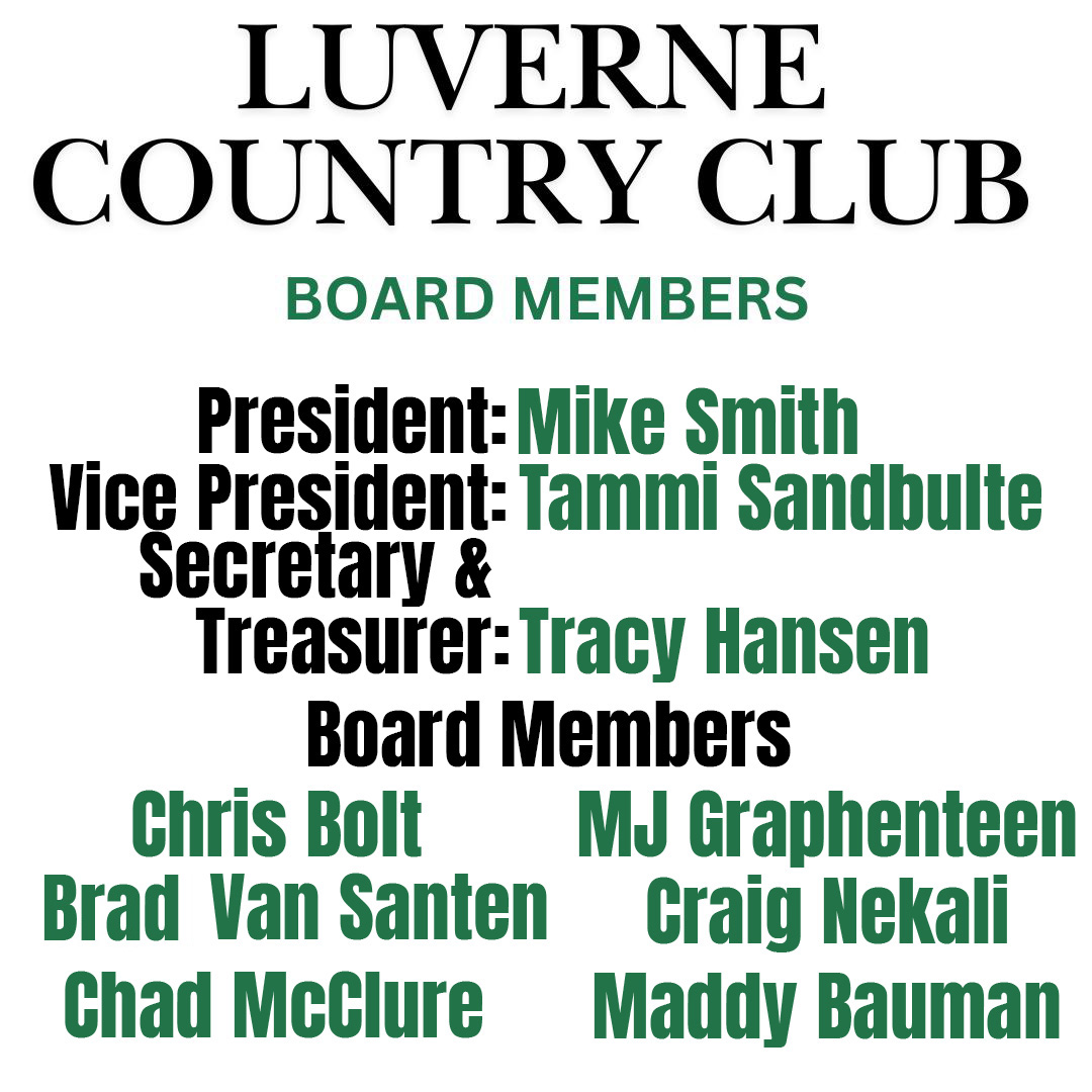 luverne country club board members